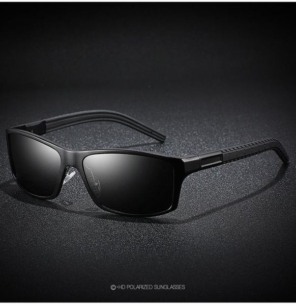 

sunglasses 2021 retro square polarized men fashion brand polaroid hd lenses eyepieces black glasses summer shades male eyewear, White;black