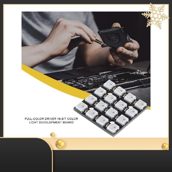 

box cameras 16-bit ws2812b square light board rgb led full color driver development lamp panel module