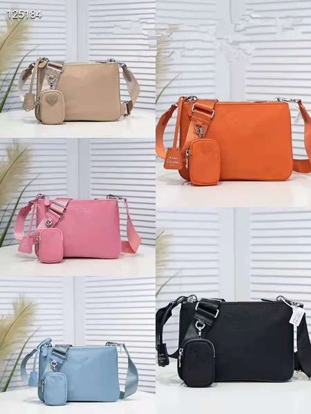 

three in one handbag fashion nylon bag lady inclined shoulder with box