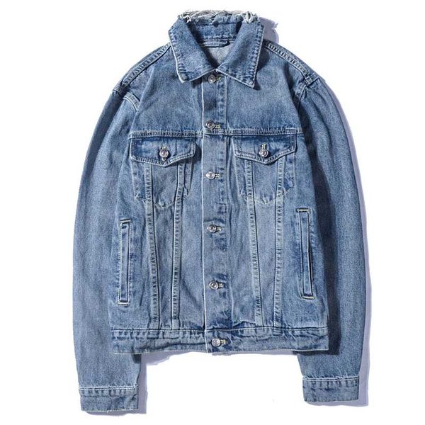 

2022 famous mens denim jacket men women casual coats black blue fashion stylist outerwear size m-xxl 344, Black;brown