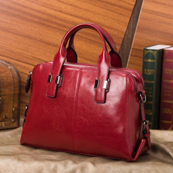 

real cow leather ladies handbags women genuine bag totes messenger bags designer luxury shoulder female