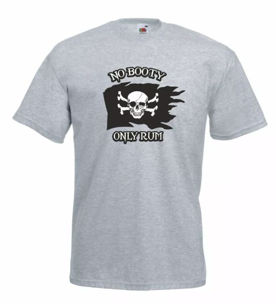 

t-shirt shirt a79 jolly roger flag no booty only rum, White;black