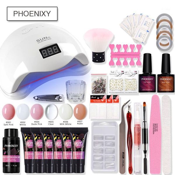 

nail kit lamp for drill machine gel polish set builder electric manicure art tool set1