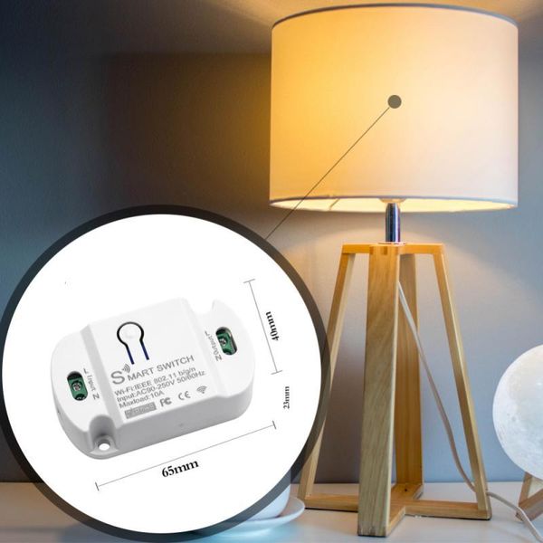 

smart home control universal diy wifi light switch breaker timer tuya wireless remote works with alexa google