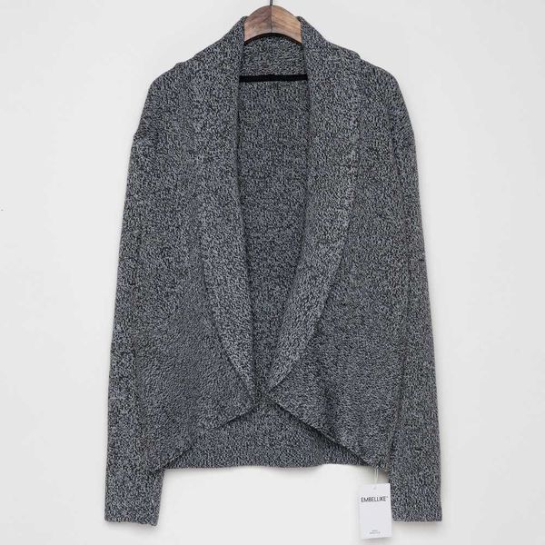 

women's sweaters women shawl collar cardigan sweater knitted style cardigans beige ,f73 black marl, fu4d, White;black
