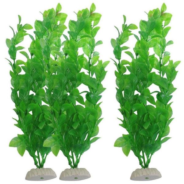 

decorations asypets 3pcs artificial green water plant aquarium fish tank decoration