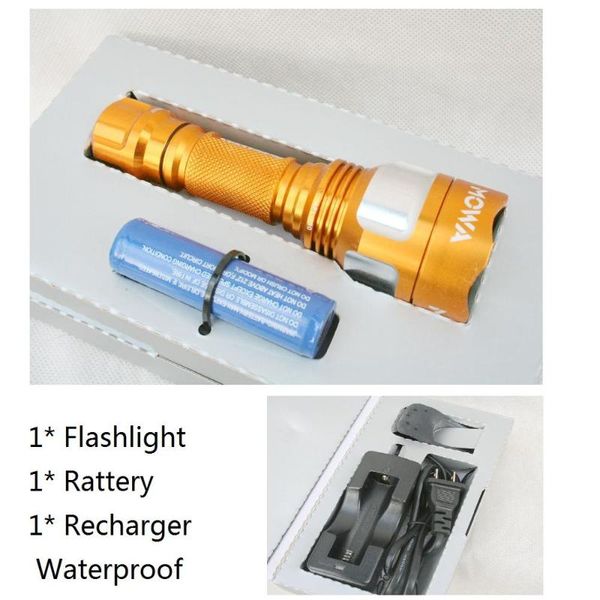 

bike lights mowa led bicycle light torch waterproof afl 150 with recharger