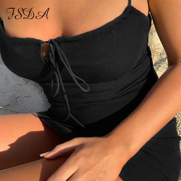 

2021women 2021 black casual mini dress bodycon summer bandage club spaghetti strap backless beach dresses party, Black;gray