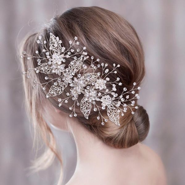 

headpieces trixy h298 bridal tiaras for women silver hair pieces bride wedding decoration crystal headpiece alloy headdress
