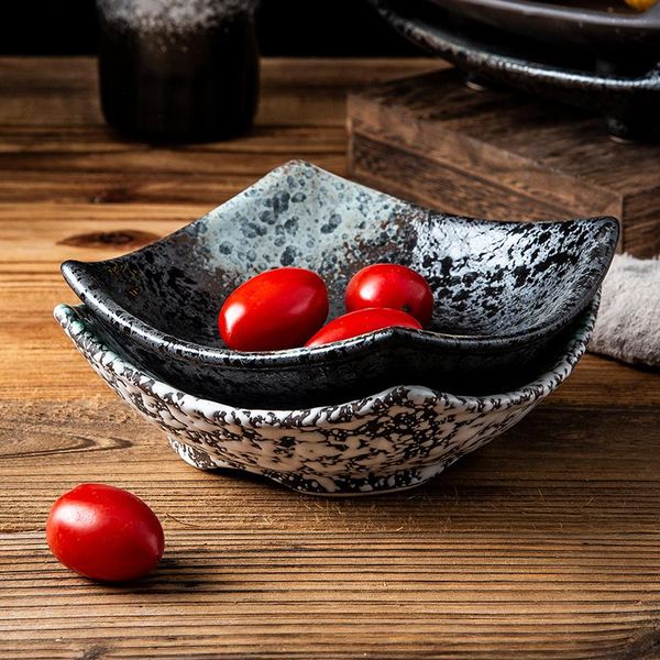 

dishes & plates creative irregular dish special shaped tableware ceramic snack sushi dessert plate fruit japanese