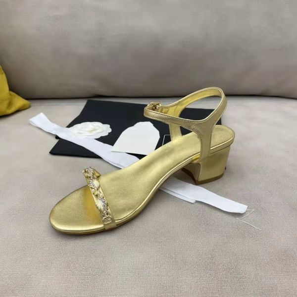 

luxury design leather summer new sandals women fashion ladies shoes female mid heel sandalias, Black