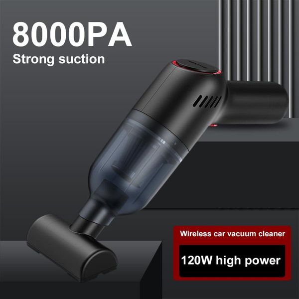 

car vacuum cleaner cordless 8000pa power suction portable handheld mini rechargeable for interior home office