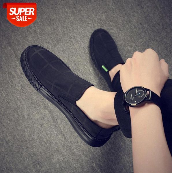 

canvas lazy all-match casual cloth shoes one-step men's sneakers #5z3a