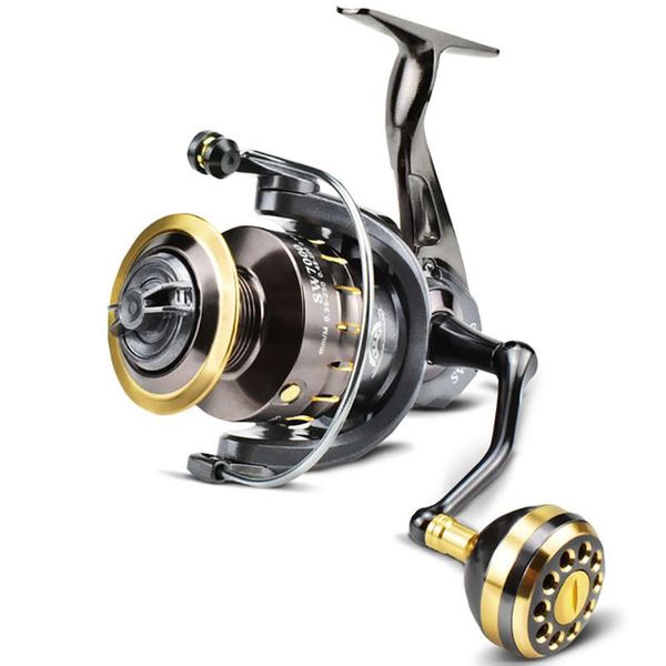 

baitcasting reels metal fishing reel 17+1bb 5.0.1/4.7:1 gear ratio carp spinning saltwater wheel carretilhas de pesca 2021