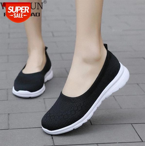 

women shoes women flats shoes 2020 breathe soft color slip on flat ballet flats comfortable ladies shoe mesh zapatos mujer #g58i