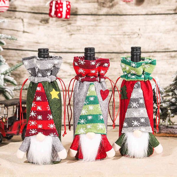 

new products bunched mouth knitted forest man set champagne set table atmosphere layout props