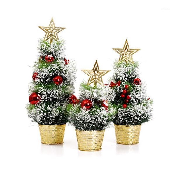 

christmas decorations mini tree deskxmas artificial table trees holiday tabledecor ornaments