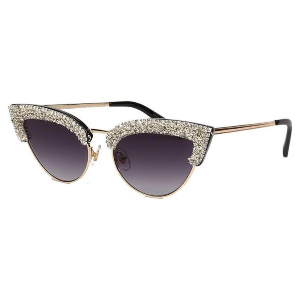 

outdoor eyewear luxury custom design ladies vintage cat eye sunglasses retro female uv400 gafas de sol eyeglasses for women
