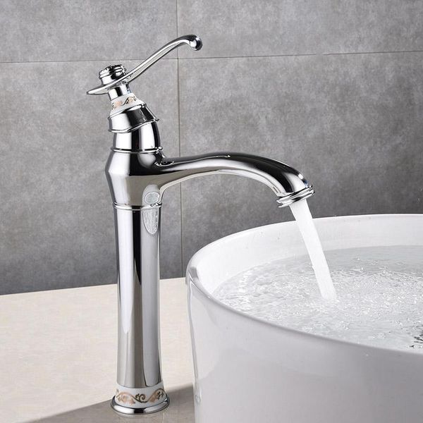 

bathroom sink faucets tall basin euro luxury chrome jade deck faucet single handle bath vanity taps mixer brass made