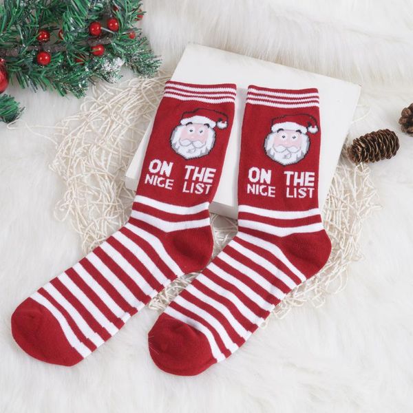 

christmas decorations winter women men socks gift sock cute knitting warm tube home merry happy funny year 2022