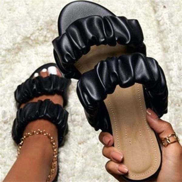 

slippers summer fashion fold ladies, Black