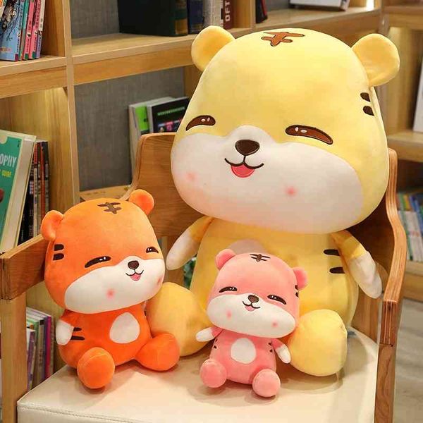 

little plush tiger mascot doll sleeping pillow cute doll girl gift