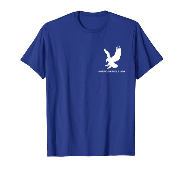 

american eagle usa #10 t-shirt, White;black