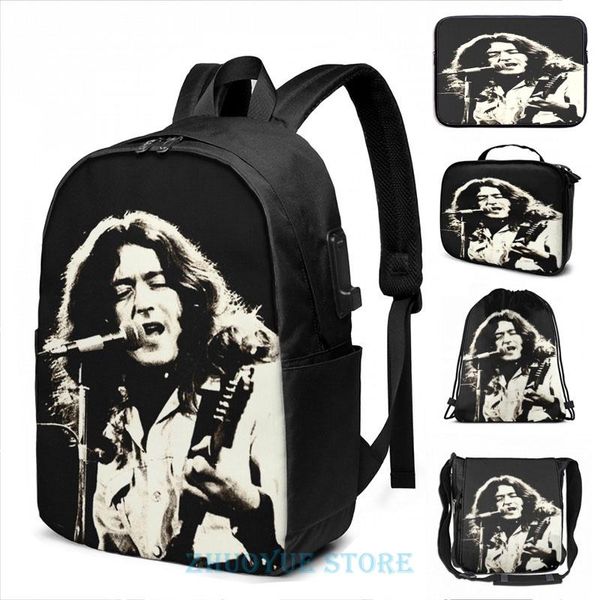 

backpack funny graphic print walk on coals usb charge men school bags women bag travel laptop