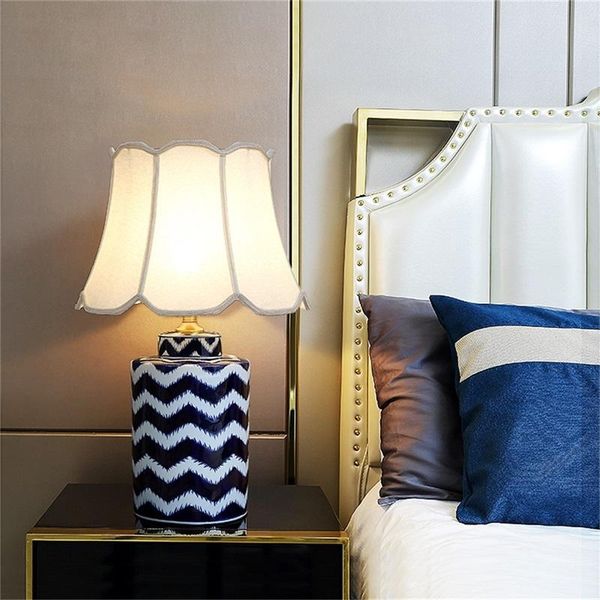 

table lamps sarok lamp ceramic copper modern design desk light home led decorative for bedside living room office bedroom
