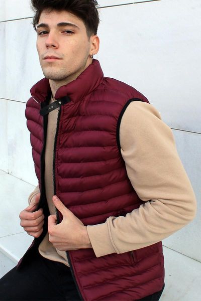 

men's jackets burgundy mens gel inflatable vest, Black;brown