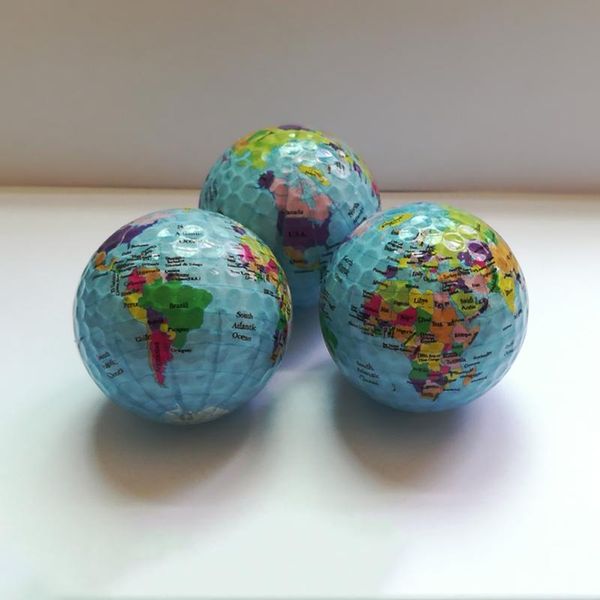 

golf balls 1 pcs outdoor practice ball earth pattern fashionable portable