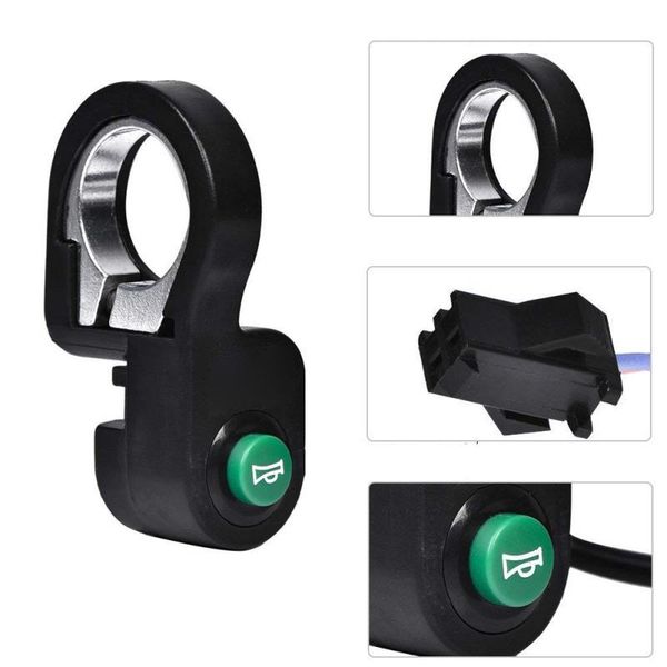 

bike horns electric bicycle horn accessories tool switch button scooter plastic signal 22.5mm