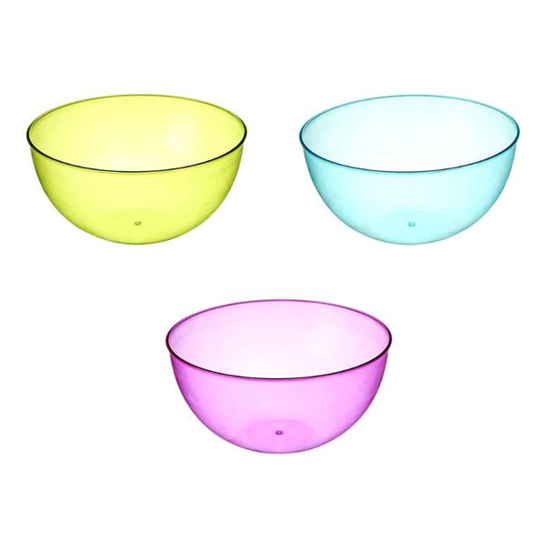 

bowls -grade fruit bowl salad serving for home party outdoor picnics (random color))