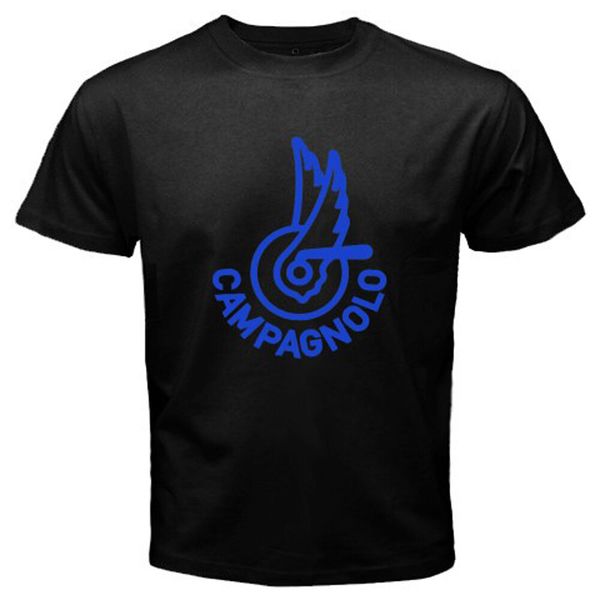 

New Campagnolo Bicycle Vintage Logo Men's Black T-Shirt Size S to 3XL, White;black