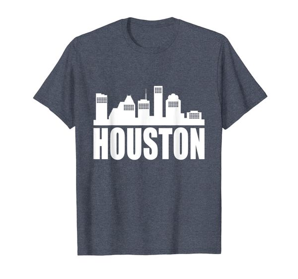 

houston texas t-shirt houston skyline gift for texans, White;black
