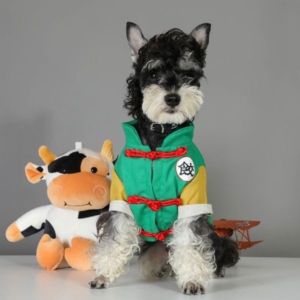 

pet cloth spring and autumn cardigan et animation funny cute cat chenery hanfu