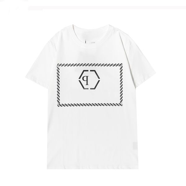 

designer mens pp skull diamond t shirts short sleeve brand spring and summer high o-neck quality skulls tshirt tees phillipes plaines 03, White;black