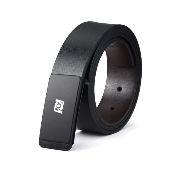 

belts pu men's waist belt smooth buckle within pants black harajuku outdoor travel tactical, Black;brown