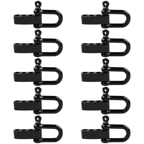 

cords, slings and webbing lixada 10pcs u shape adjustable adjuster anchor shackle outdoor rope paracord bracelet buckle stainless steel key