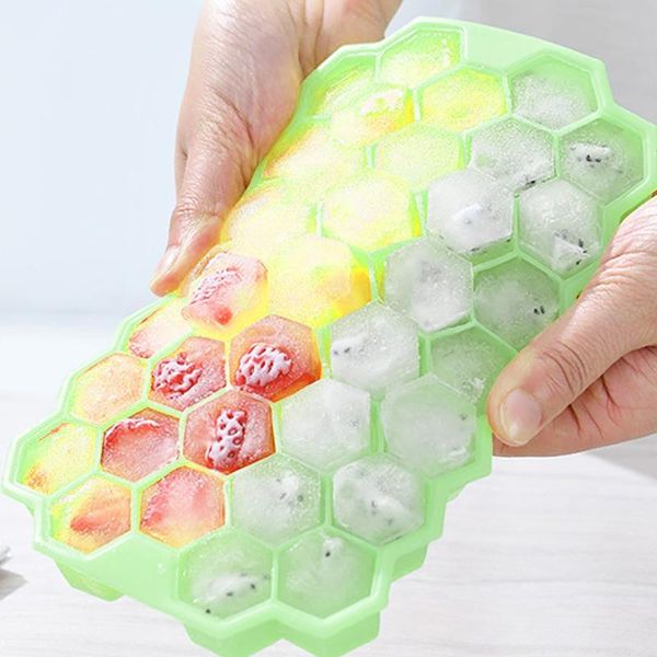 

faveolate shape ice-cube maker ice tray mold storage containers baking moulds