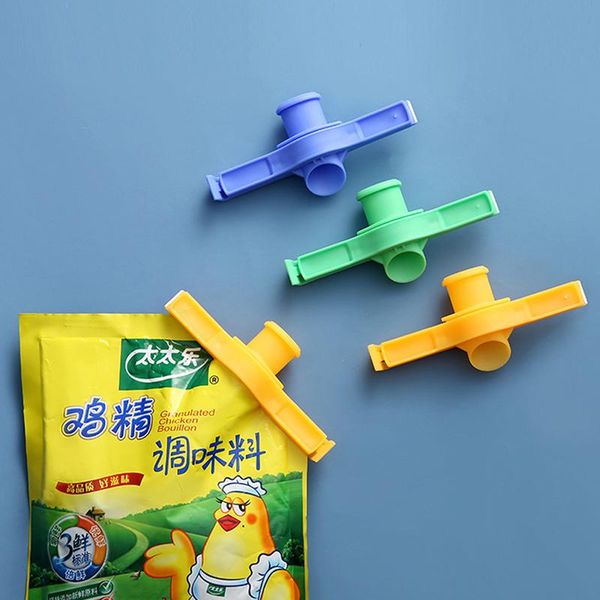 

portable kitchen storage snack seal sealing bag clips clamp plastic tool accessories