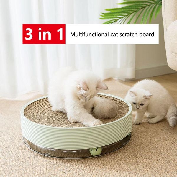 

cat toys large scratching board corrugated paper back sofa pet nest toy claw grinding device