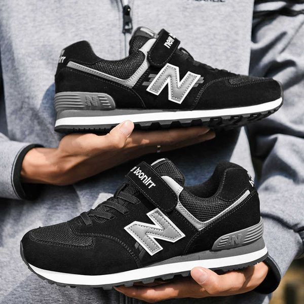 

spring and autumn bain cool running old man's sho men women's same middle-aged leisure sports single soft soled