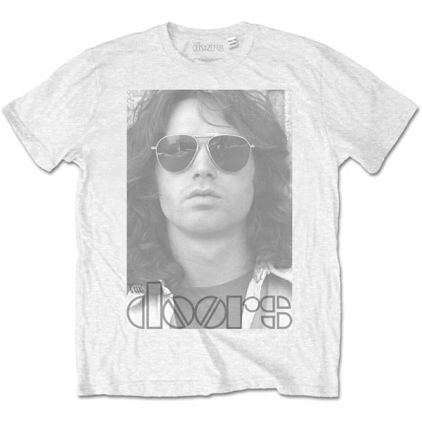 

the doors aviators official t-shirt men unisex, White;black