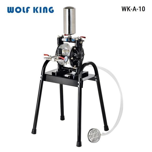 Pnömatik Araçlar Wolfking WK-A-10 13L/MIN MINI Diyafram Boya Pompası Serisi 3/8 