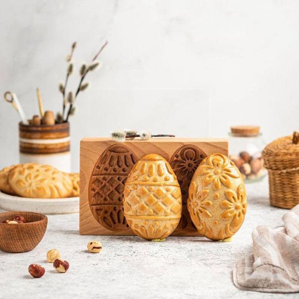

baking & pastry tools wooden cookie cutter mold press 3d cake embossing gingerbread flower rose biscuit stamp bakery i2o3