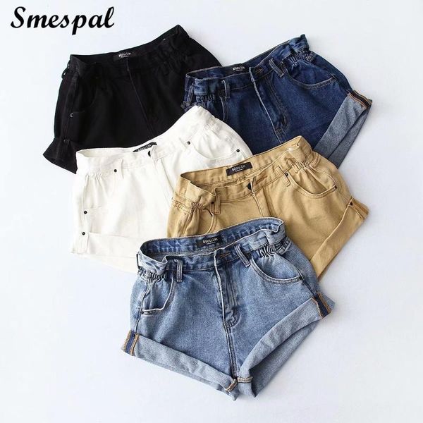 

women's jeans women summer short cuffed, Blue