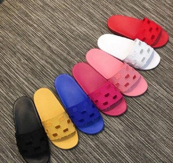 

wholesale 2021 designers sandals cat tiger bee print soft leather rubber men women slipper size 35-45 with box designerss shoes yw, Black