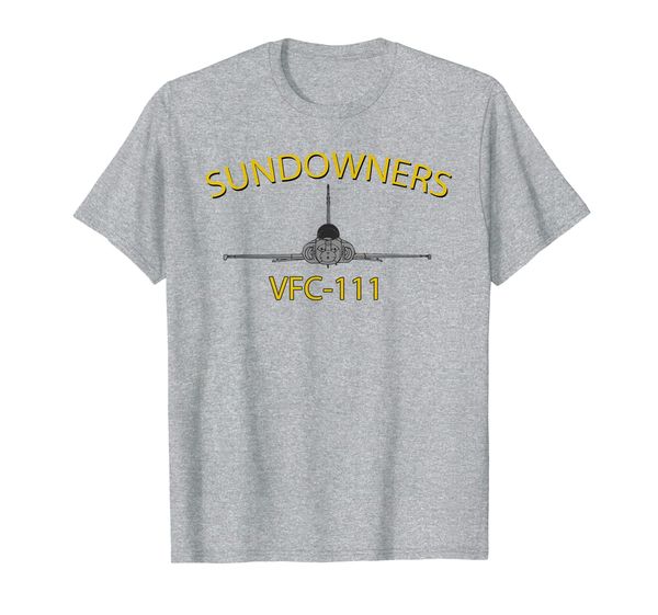 

vfc-111 "sundowners" f-5 tiger ii adversary squadron t-shirt, White;black