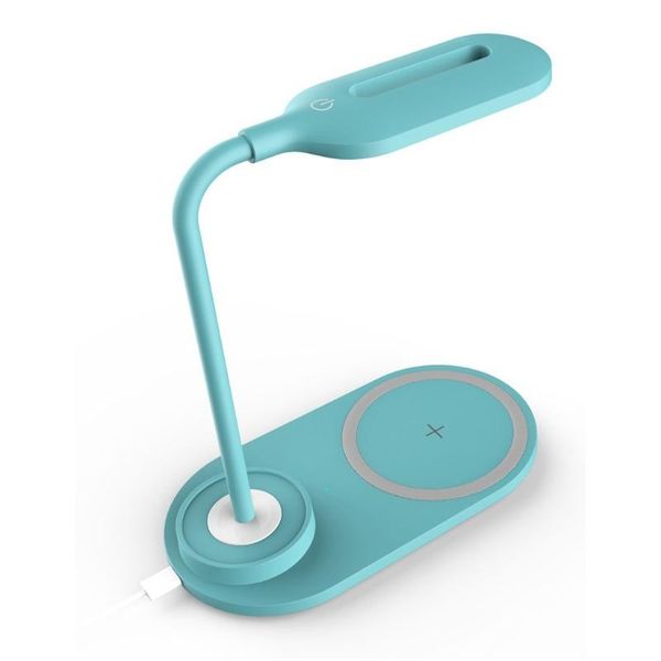 

table lamps plastic led lights with wireless charger usb charging port modern dimmable light 3 levels touch control eye-caring